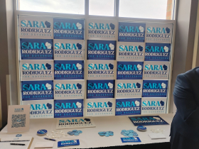 Sara Rodriguez booth