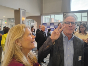 Grace Thomsen and Mark Thomsen