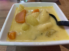 Complementary chicken soup