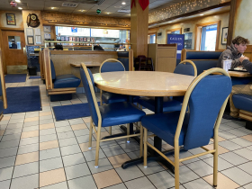 Inside Oakland Gyros