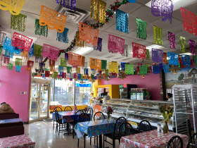 Inside the restaurant