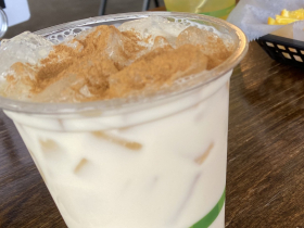 Horchata on ice