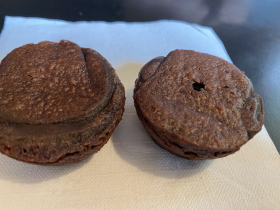 Complementary brownie bites
