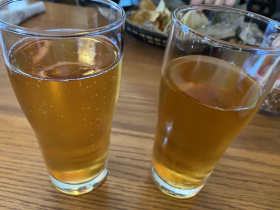 Golden maple root beer
