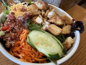 Chicken bacon ranch salad