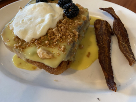 Lemon cheesecake French toast