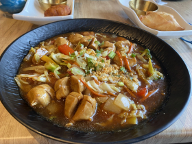 Sweet and sour pork balls