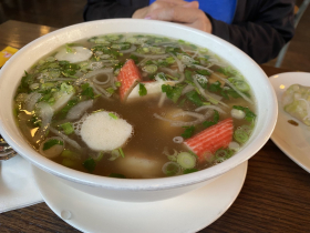 Seafood pho