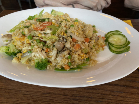 Fried rice with chicken