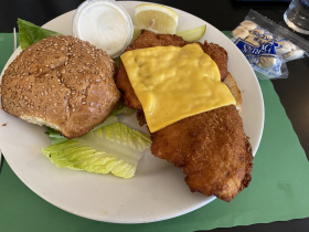 Haddock sandwich