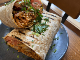 Chicken shawarma wrap