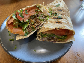 Adana kabob wrap