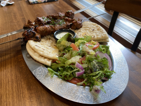 Beef Kebob plate