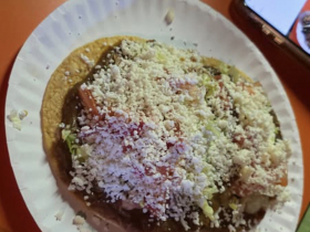 Bean tostada