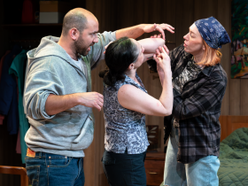 Joe Lino (Peter), Jaimelyn Gray (Agnes) and Tess Cinpinski (R.C.)