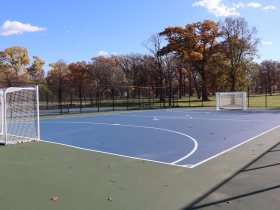 Futsal court in Jackson Park