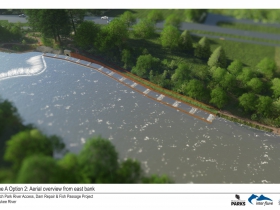 Kletzsch Park river access project rendering