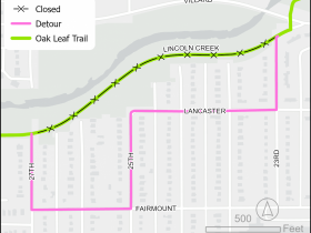 Lincoln Creek Parkway detour