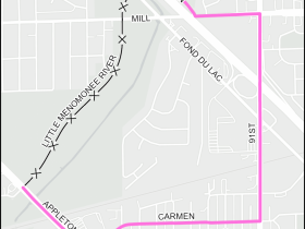 Little Menomonee River Parkway detour