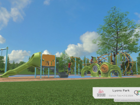 Lyons Park Playground Rendering