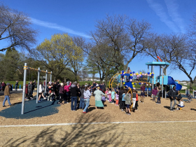 Mitchell Airport Park ribbon cutting