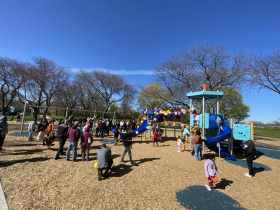 Mitchell Airport Park ribbon cutting