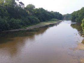 Milwaukee River at W. Silver Spring Dr.