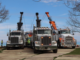 County and All City Towing remove Deep Thought aka S.S. Minnow