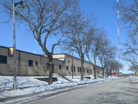 N. Holton Street industrial building.
