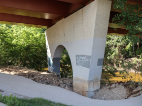 Flood damage to Menomonee Line of Oak Leaf Trail