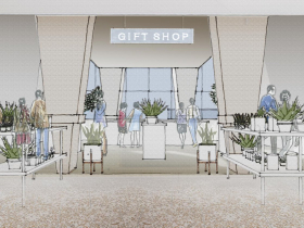 Gift shop conceptual rendering