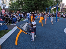 Playground in the square