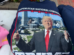 Donald Trump merchandise at 2024 RNC