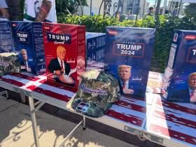 Trump merchandise at RNC 2024