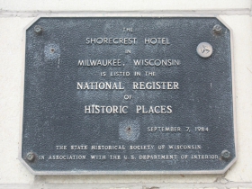 Shorecrest Hotel historic marker