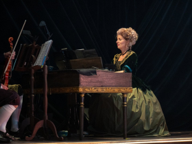 Janna Vinson (Music Director) in Skylight Music Theatre’s production of Amadeus running January 23 through February 8, 2026.