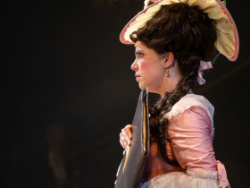 Rachael Zientek (Constanze Weber) in Skylight Music Theatre’s production of Amadeus running January 23 through February 8, 2026.