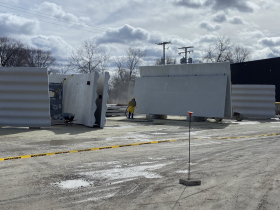 Exterior panels for future museum