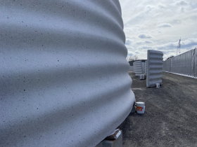 Exterior panels for future museum