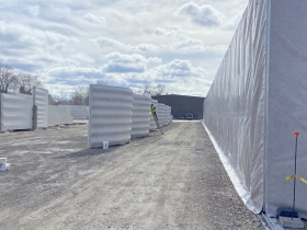 Exterior panels for future museum