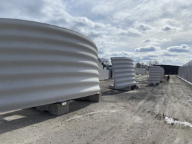 Exterior panels for future museum