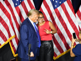 Donald Trump takes photo with school choice advocate Michaella Lawrence