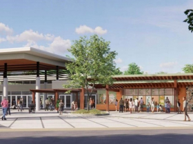 Rendering by KCB Architects of new entrance to Milwaukee County Zoo.