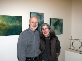 Ed and Beth Sahagian Allsopp, owners of Vanguard Sculpture Services