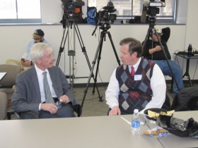 Tony Evers and Van Mobley