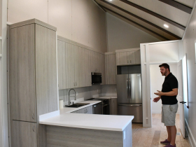 RJ Lange Shows Off LUSH House Kitchen