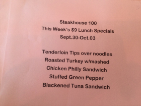 Lunch Specials
