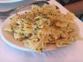 Garlic buttered noodles