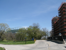 Old Main and Miller Park
