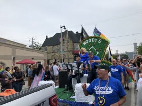 Woody's float at the 2019 Milwaukee Pride Parade